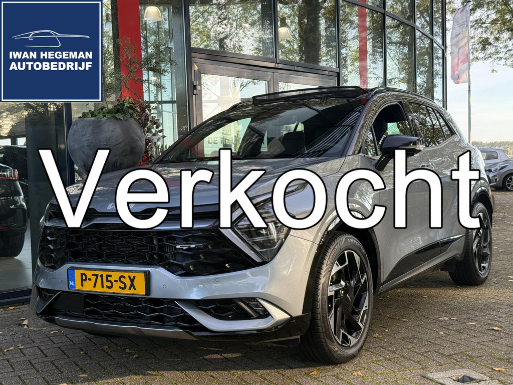 Kia Sportage 1.6 T-GDi Plug-in Hybrid AWD GT-PlusLine | SOH 100% | Panoramadak| Afn. Trekhaak | 360 Camera | Cruise Control | Stoelkoeling + verwarming | Licht metalen velgen