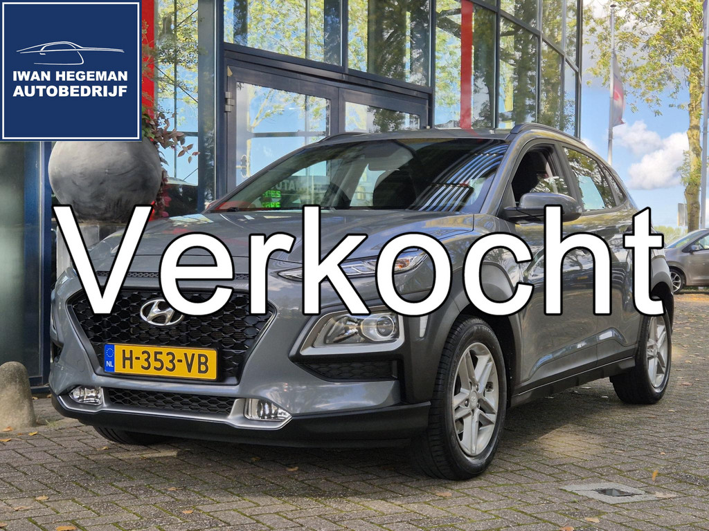 Hyundai KONA 1.0 T-GDI Comfort | Navigatie via Apple carplay / Android | Trekhaak | Climate Control | Cruise Control | Licht metalen velgen